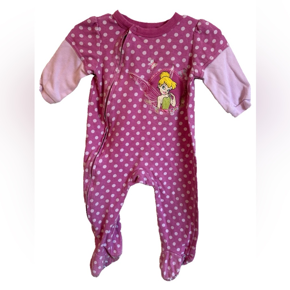 Disney Tinkerbelle Purple Polka Dot Sleeper